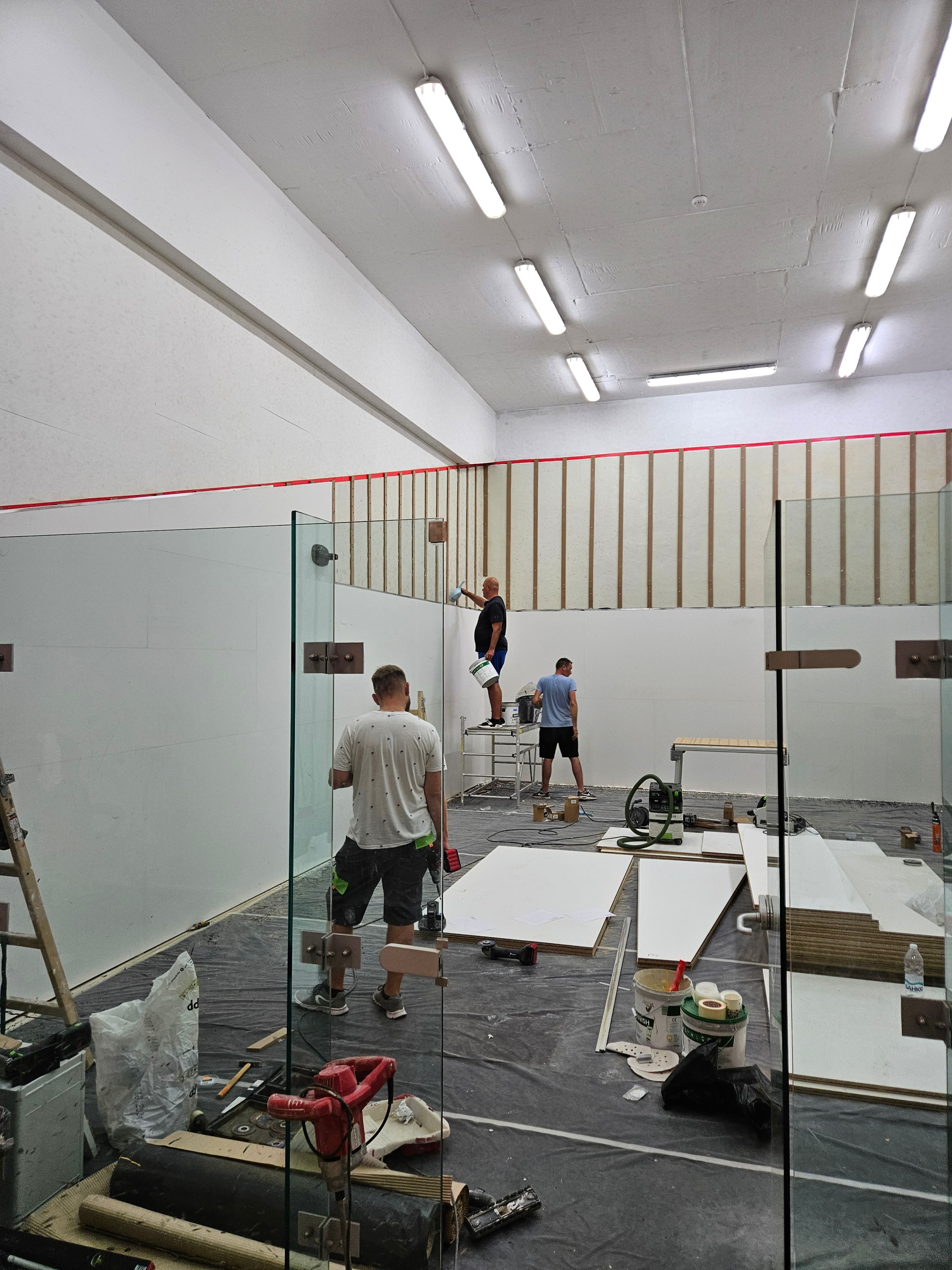 Renovation in progress - new panels