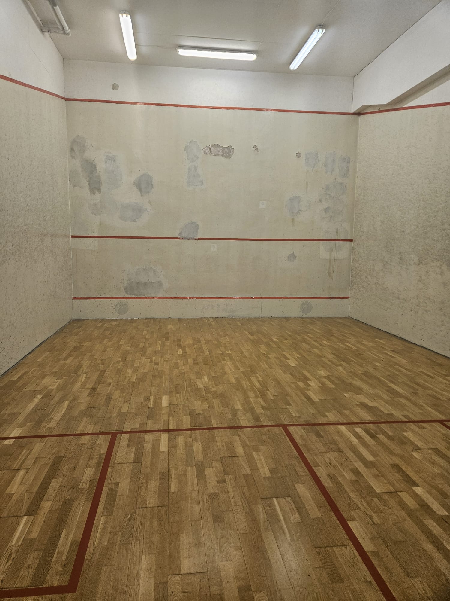 Before renovation - worn walls