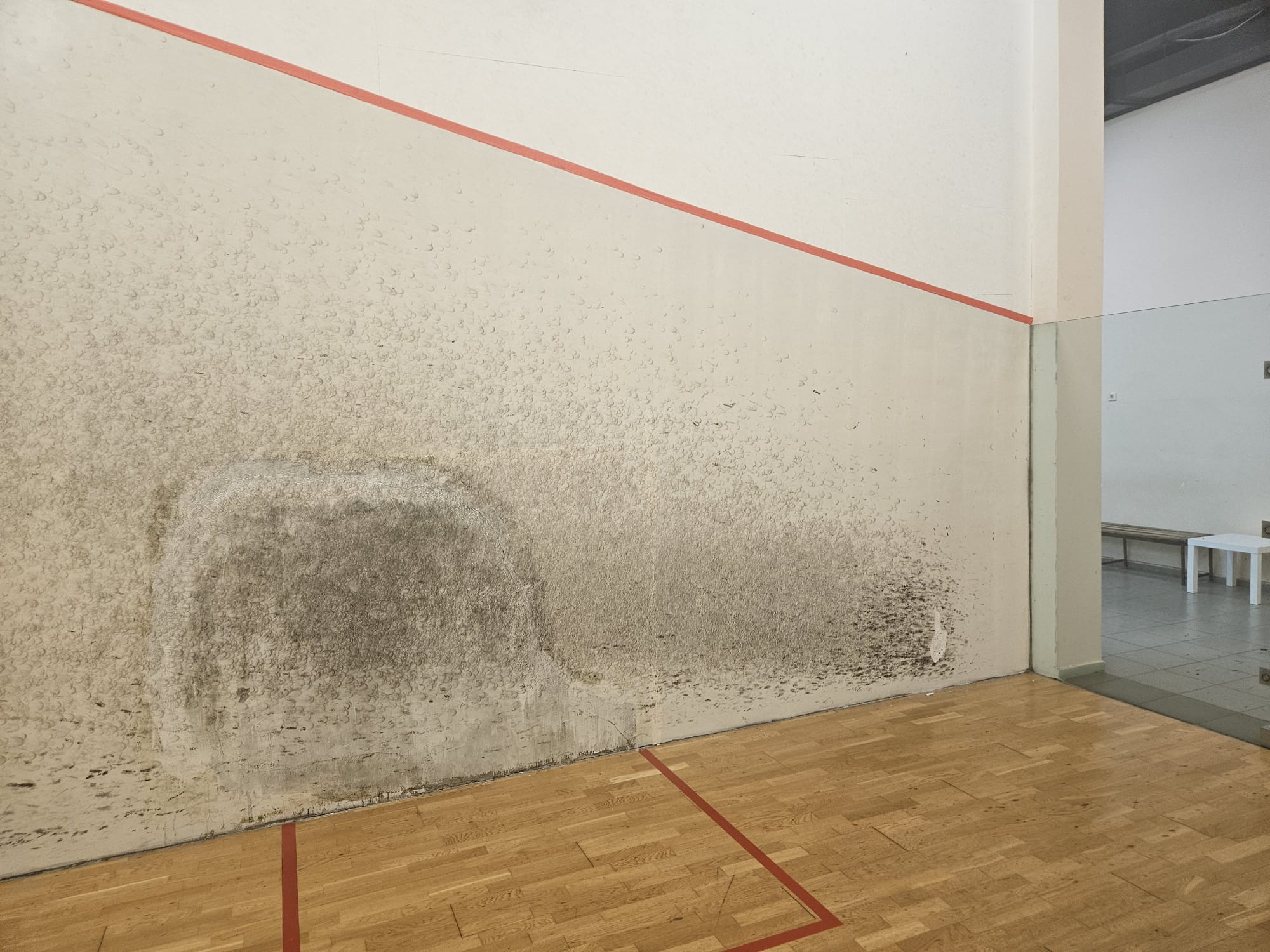 Before renovation - damage detail