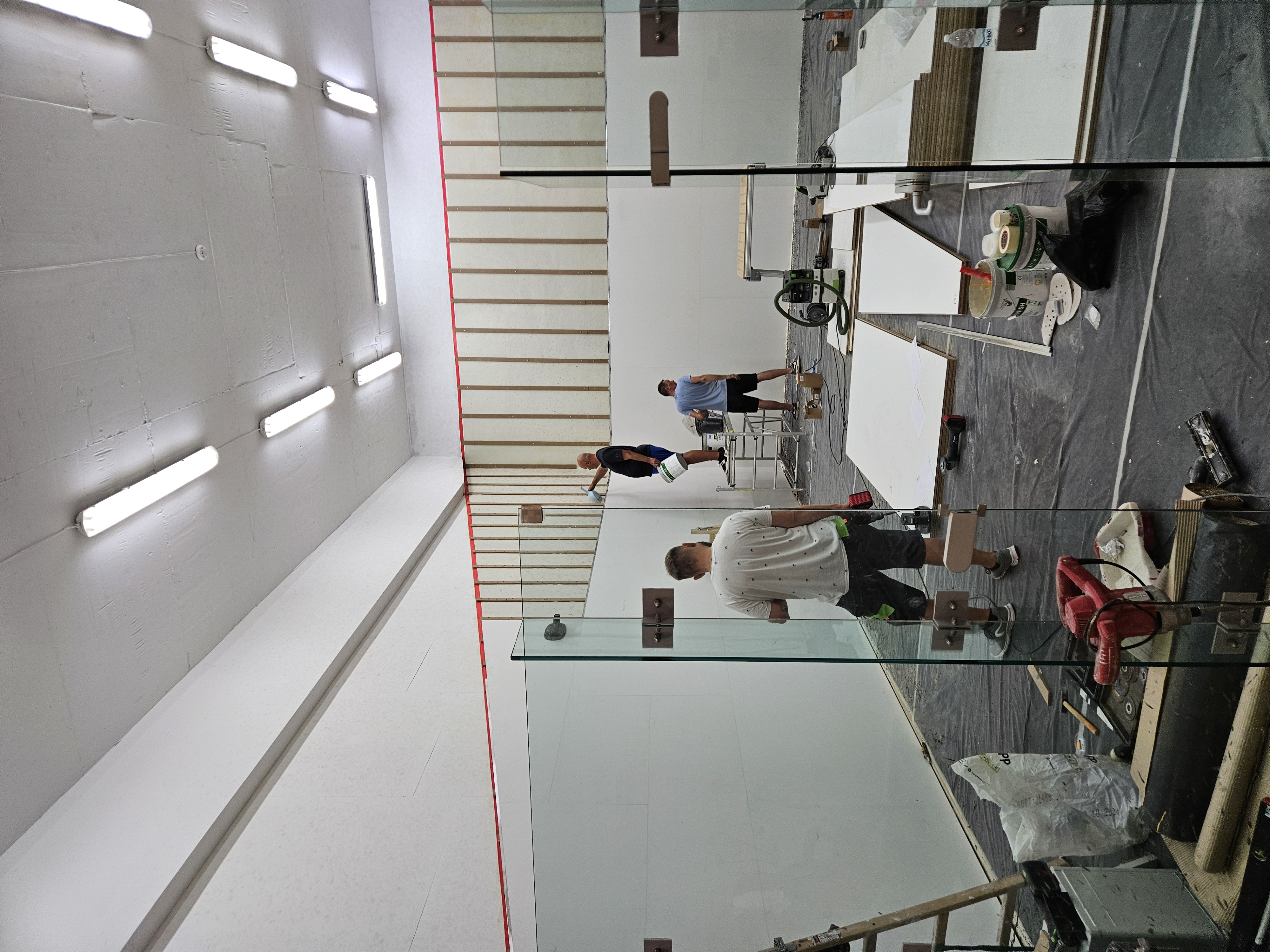 Renovation in progress - new panels